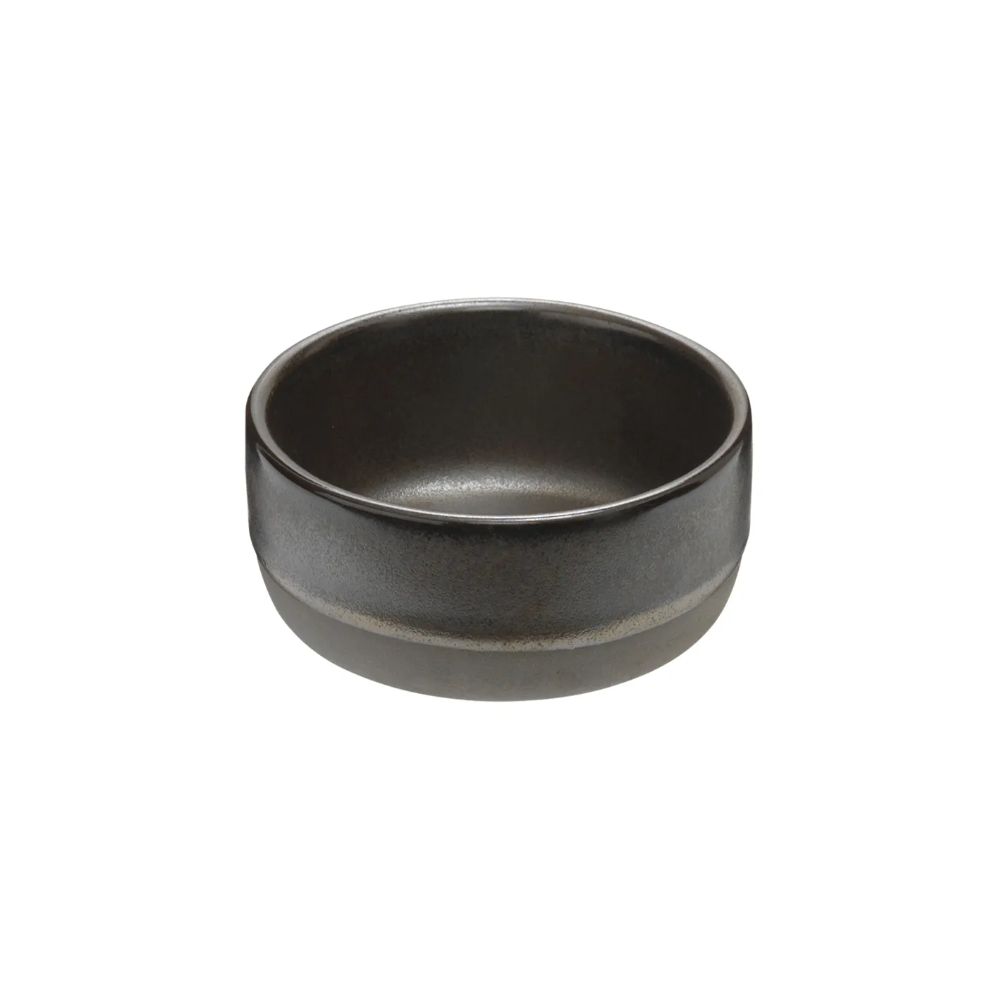 Raw bowl Ø9.5 cm, metallic brown Aida