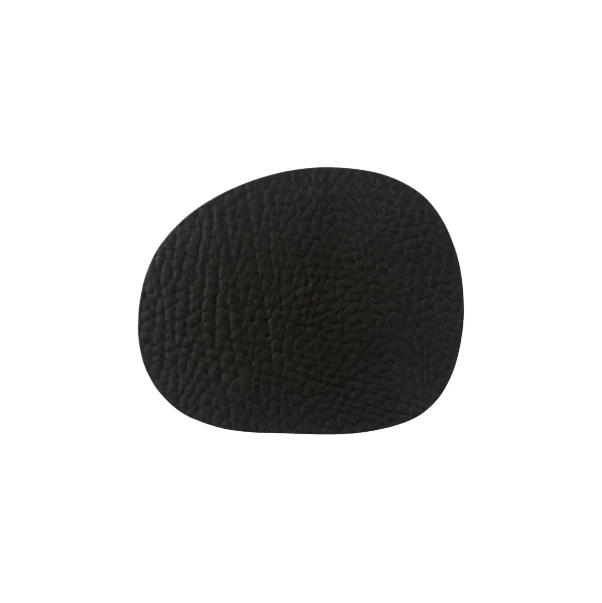 Raw coaster leather 6-pack, Black buffalo (black) Aida