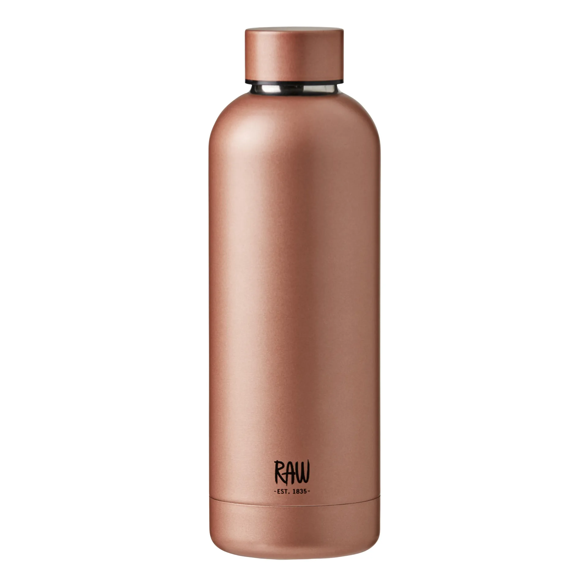 Raw thermos bottle 0.5 l, rosegold (orange) Aida