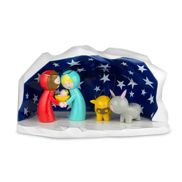 Happy Eternity baby crib with porcelain figures - 1 set - Alessi