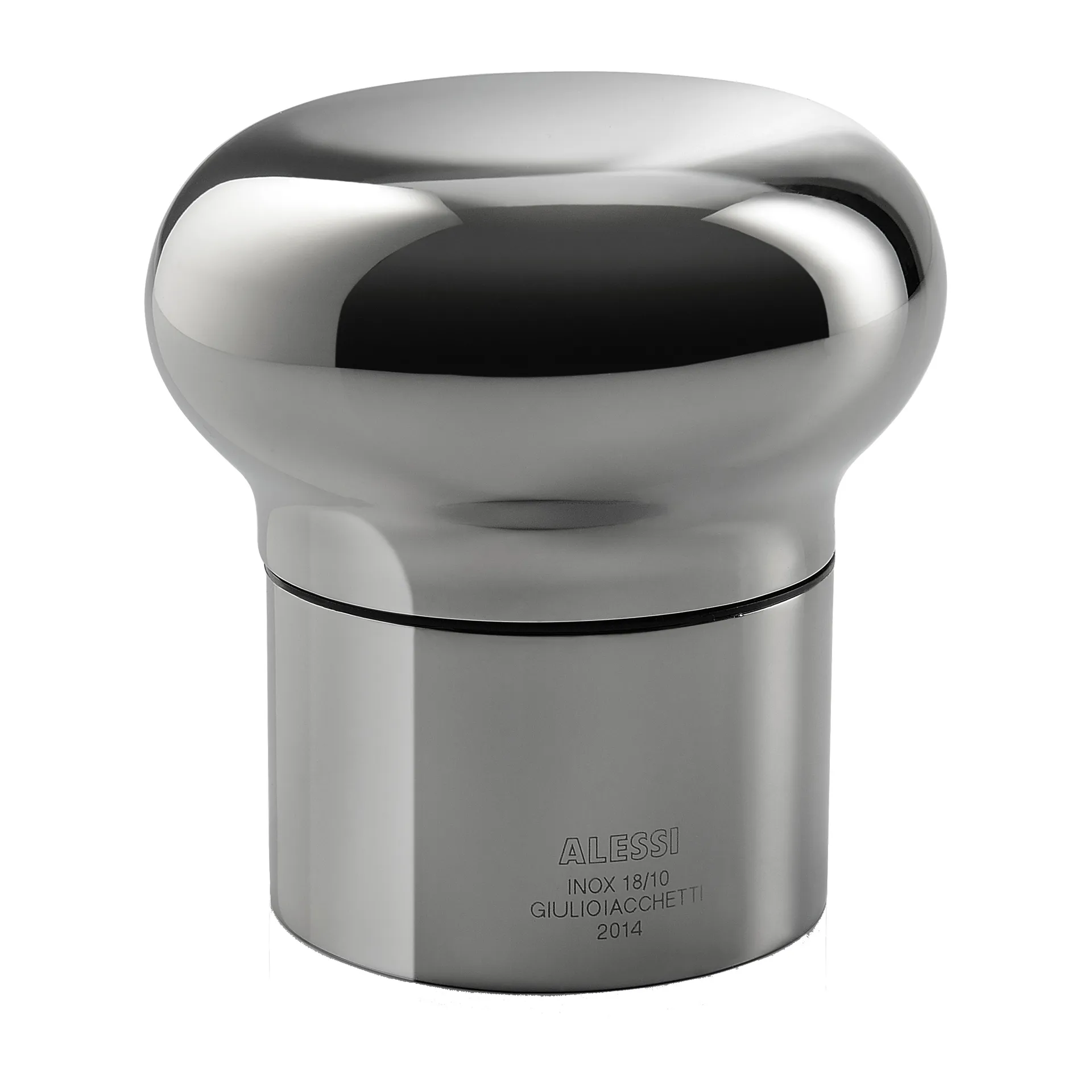 Noè champagne corkscrew, Stainless steel Alessi