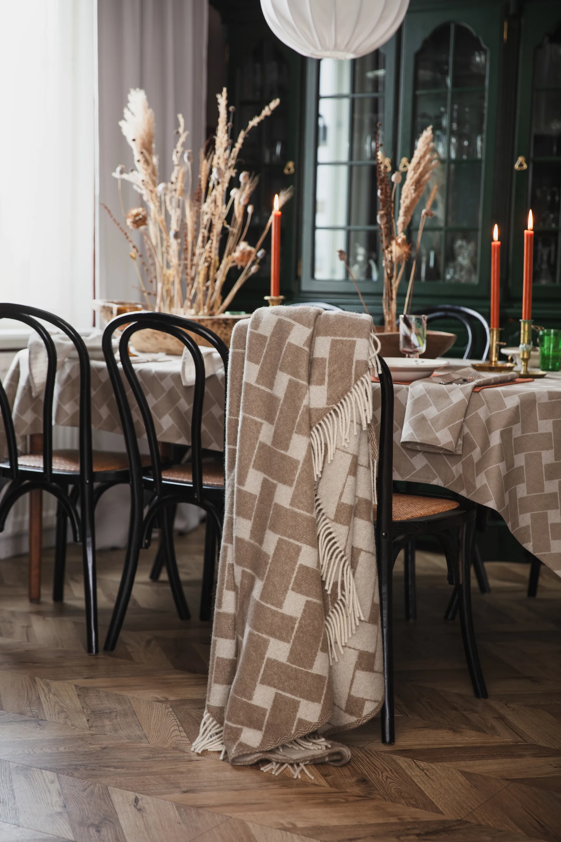 Korg XL Tablecloth 145x250 cm, Nature taupe Almedahls