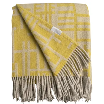 Pickepin throw 130x170 cm - Oliv (yellow) - Almedahls