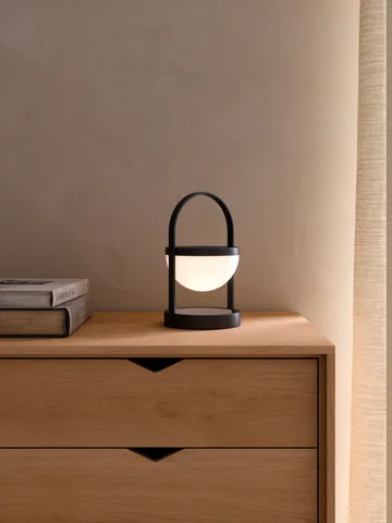 A-Flash portable table lamp 22 cm - Black - Andersen Furniture
