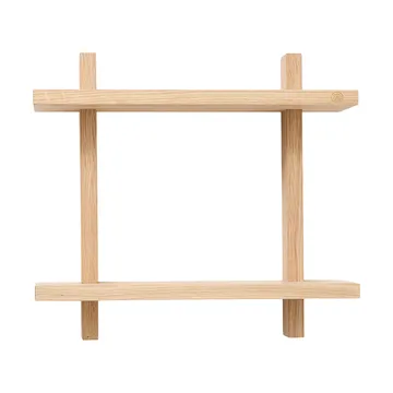 Treat double wall shelf - Oak, 34x12x34 cm - Andersen Furniture