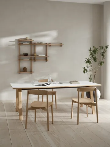 Treat wall shelf single - Oak, 50×12×11.2 cm - Andersen Furniture