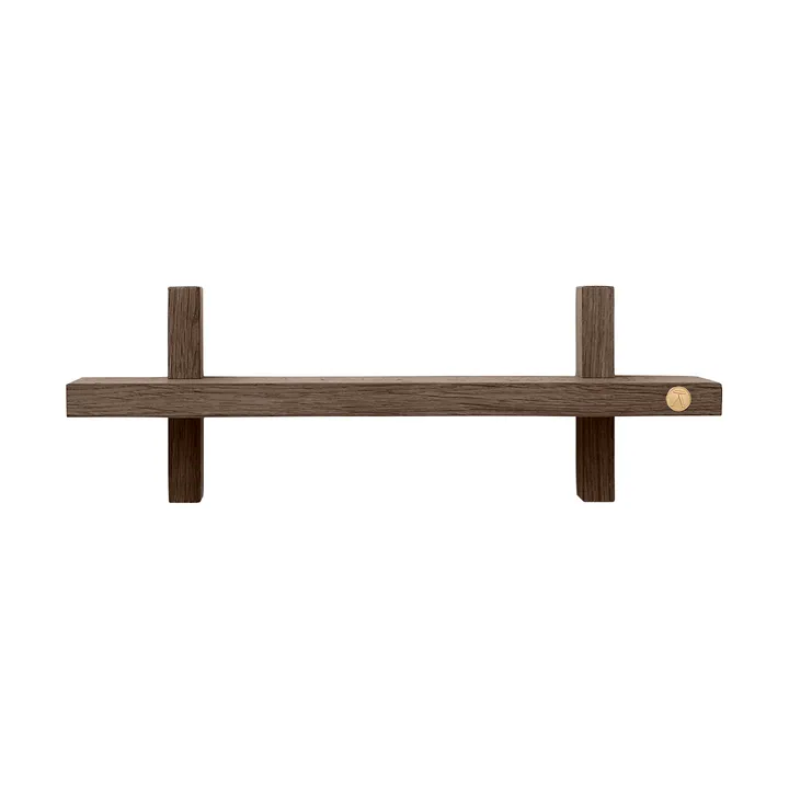 Treat wall shelf single - Smoked Oiled Oak, 34x12x11.2 cm - Andersen Furniture