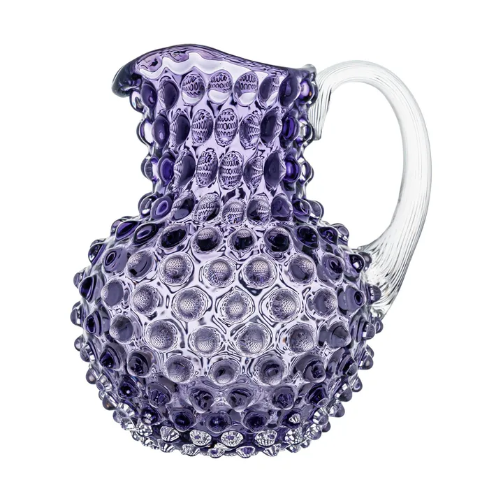 Paris Hobnail jug 1 l - Indigo - Anna Von Lipa
