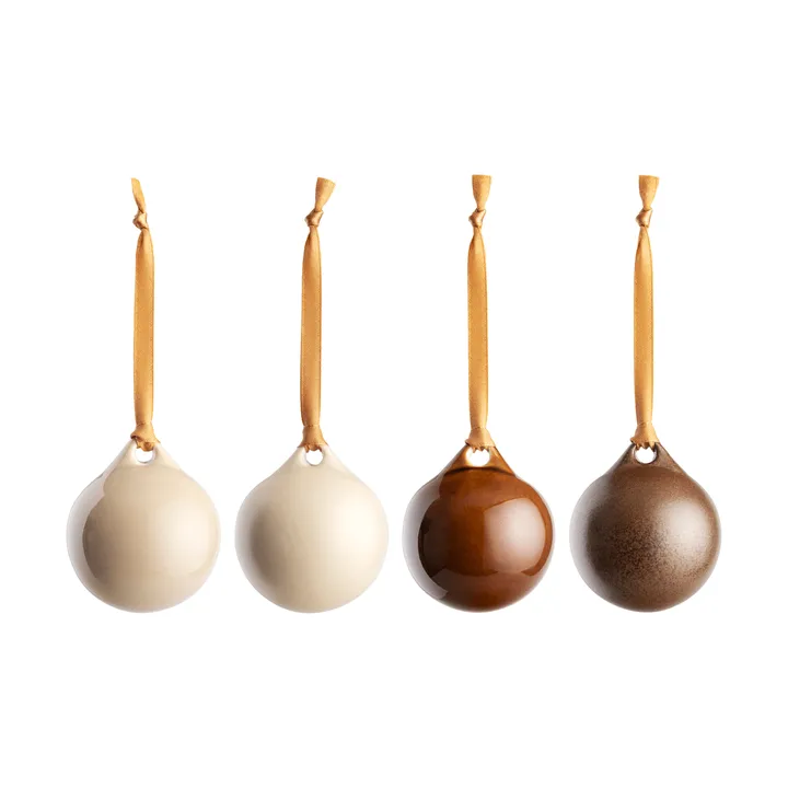 Kirnu balls - Beige mix, 4 pieces - Arabia