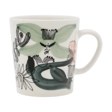 Kukkamaa mug 30 cl - Green - Arabia
