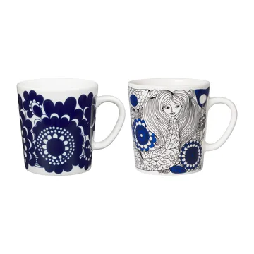 Pastoraali & Esteri Arabia mix set mug 2 pieces - Blue - Arabia