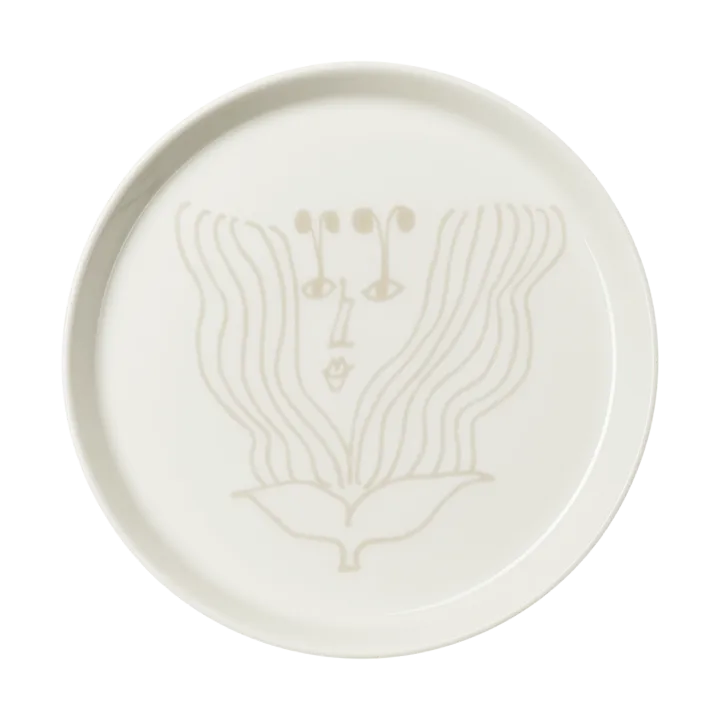 Puutarhurit plate Ø19 cm - Beige - Arabia