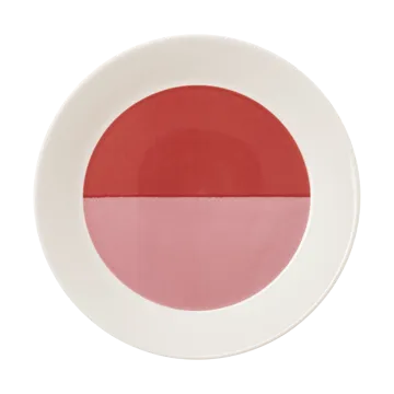 Vuokko plate Ø22 cm - 2-color pink-red - Arabia