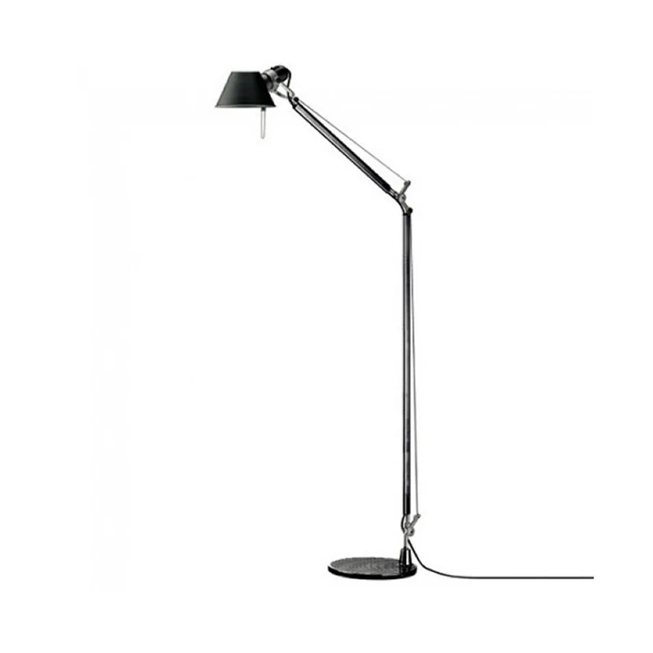 Tolomeo Reading floor lamp E27 - Black Artemide