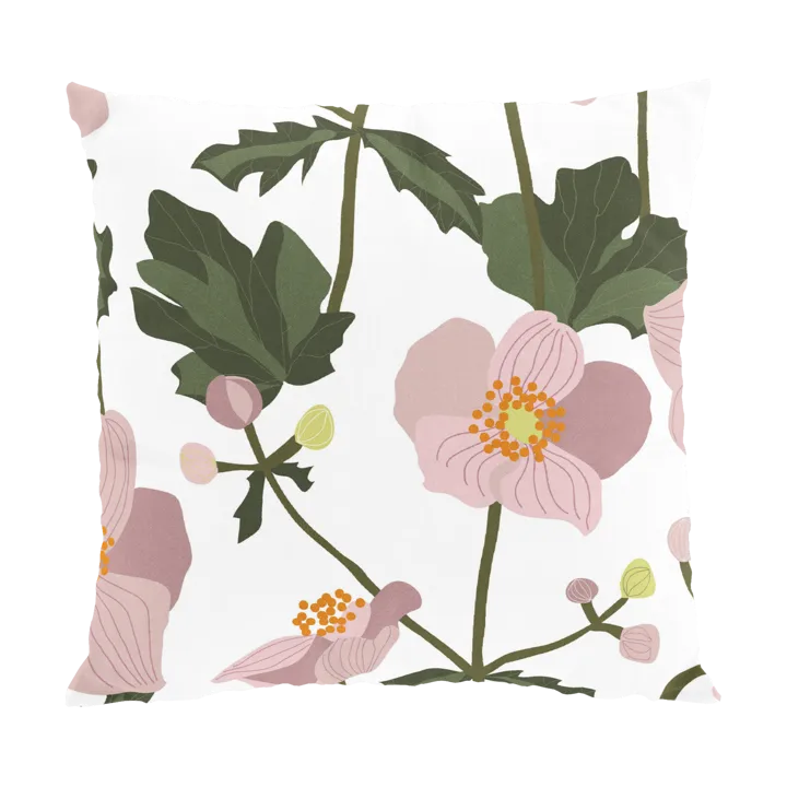 Anemon cushion cover 47x47 cm - Pink - Arvidssons Textil
