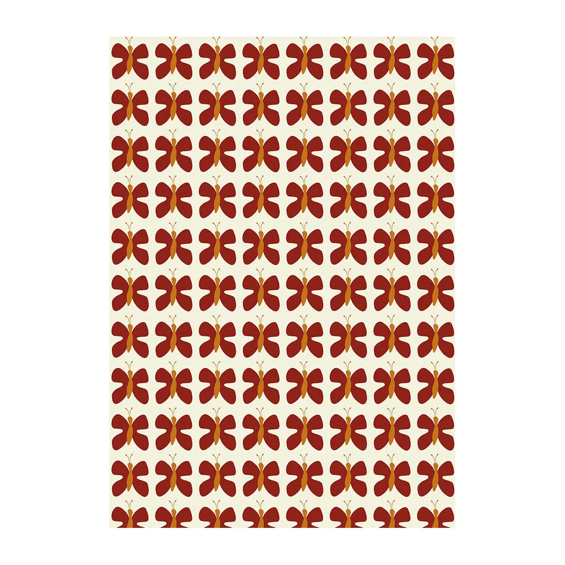 Fjäril Mini oilcloth, Red Arvidssons Textil