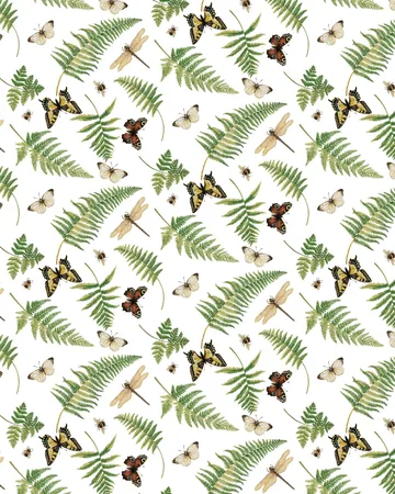 Humlan oilcloth - Green - Arvidssons Textil
