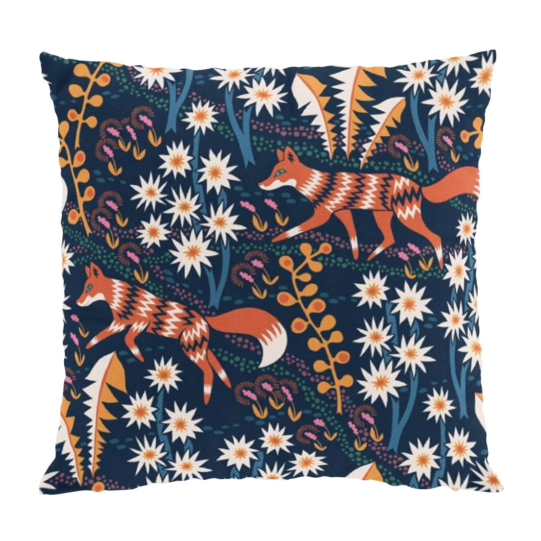 Stjärnspeja cushion cover 47x47 cm, Dark blue Arvidssons Textil