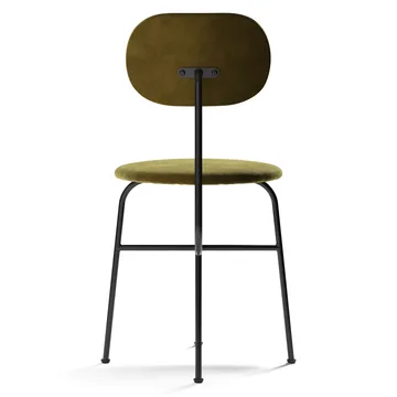 Afteroom chair black legs velvet seat - city velvet ca 7832/031 - Audo Copenhagen