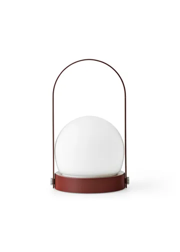 Carrie portable table lamp - Burned red - Audo Copenhagen