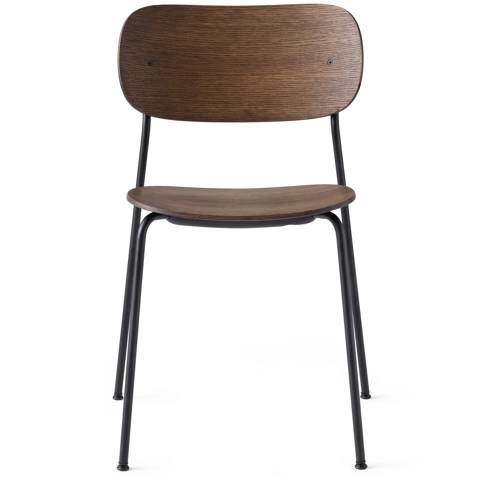 Co dining chair black legs, Dark stained oak Audo Copenhagen
