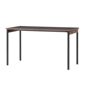 Co Table conference table 140x70cm - Black, laminate terra - Audo Copenhagen