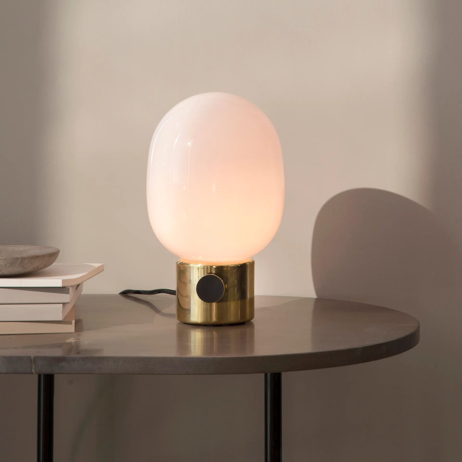 JWDA table lamp, Polished brass, Small Audo Copenhagen