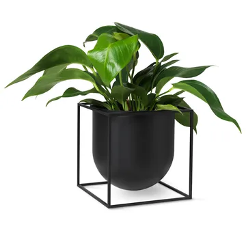 Kubus flower pot 23 cm - Black - Audo Copenhagen