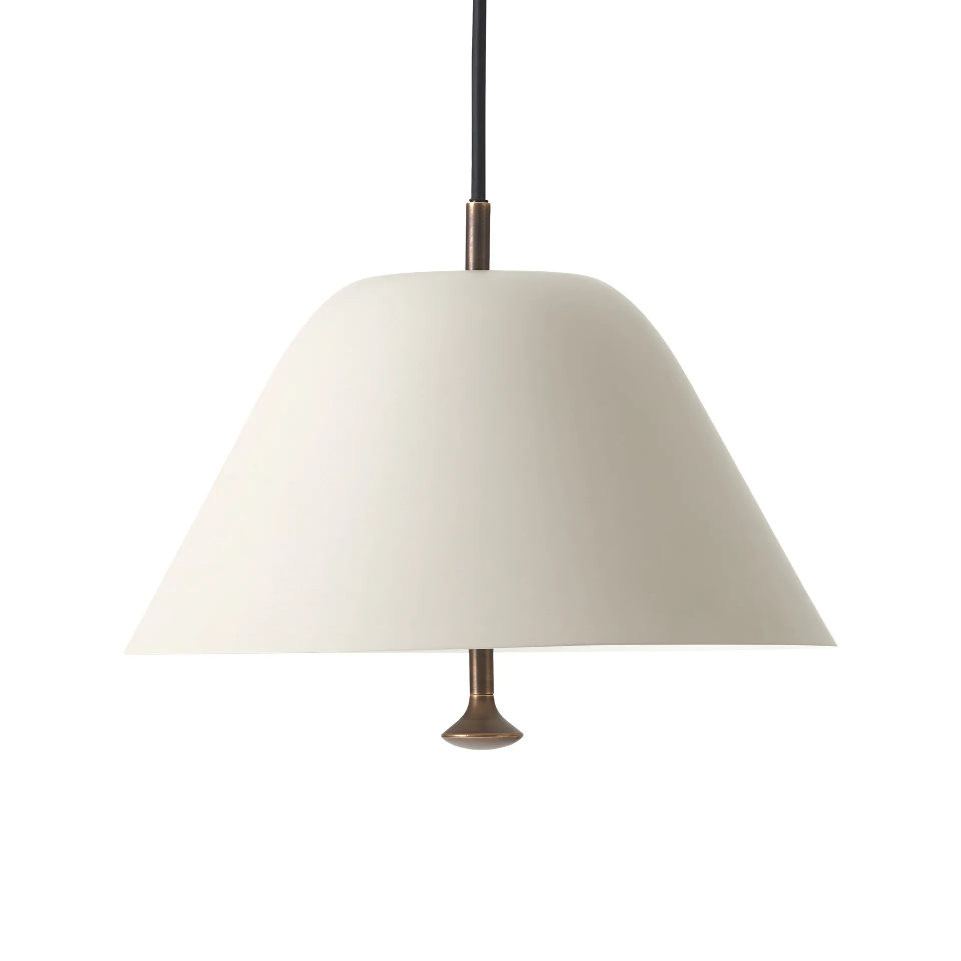 Levitate pendant lamp Ø28 cm, Grey-bronzed brass Audo Copenhagen