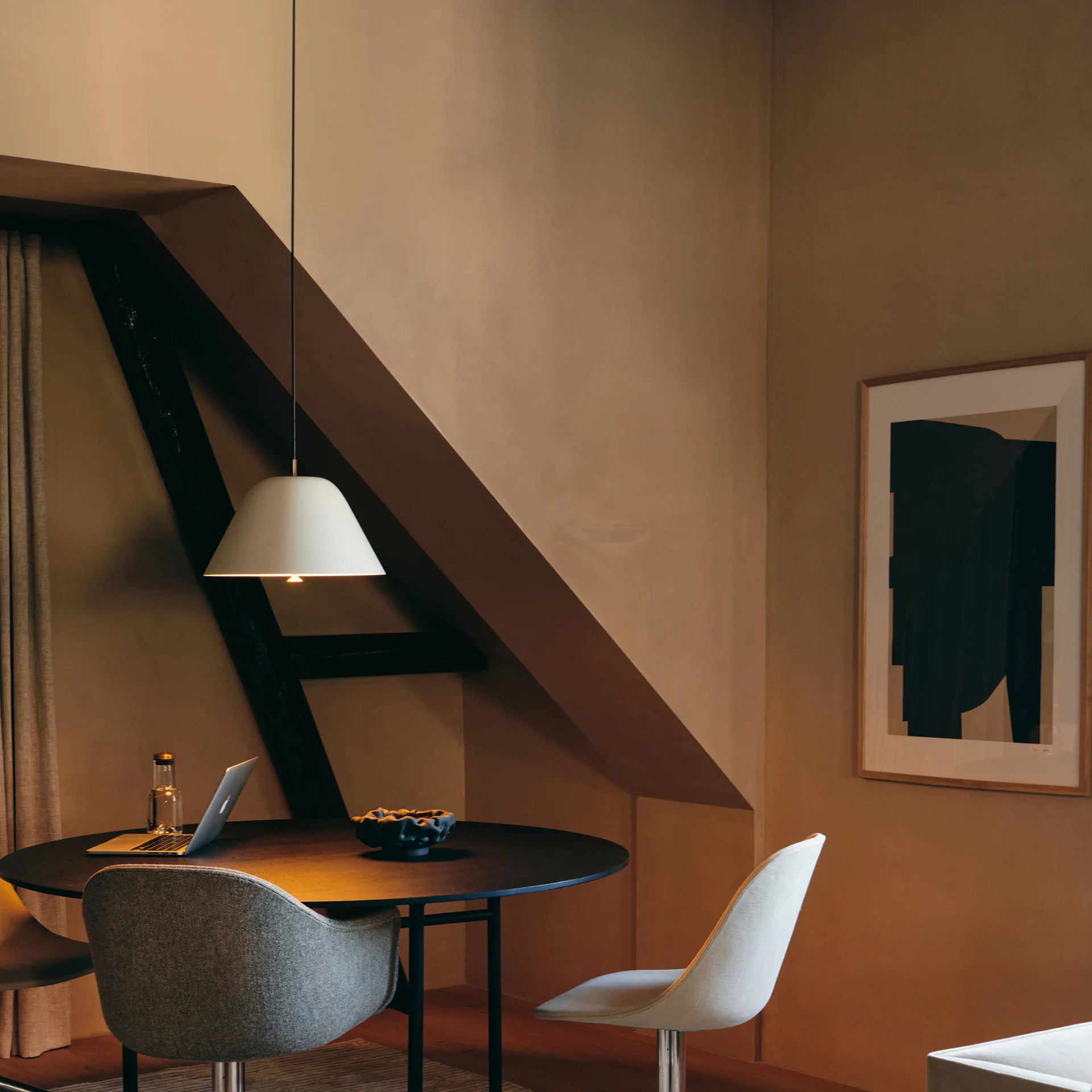 Levitate pendant lamp Ø28 cm, Grey-bronzed brass Audo Copenhagen
