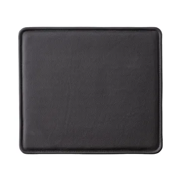 Mauro seat cushion for chair - Leather Madras Black - Audo Copenhagen