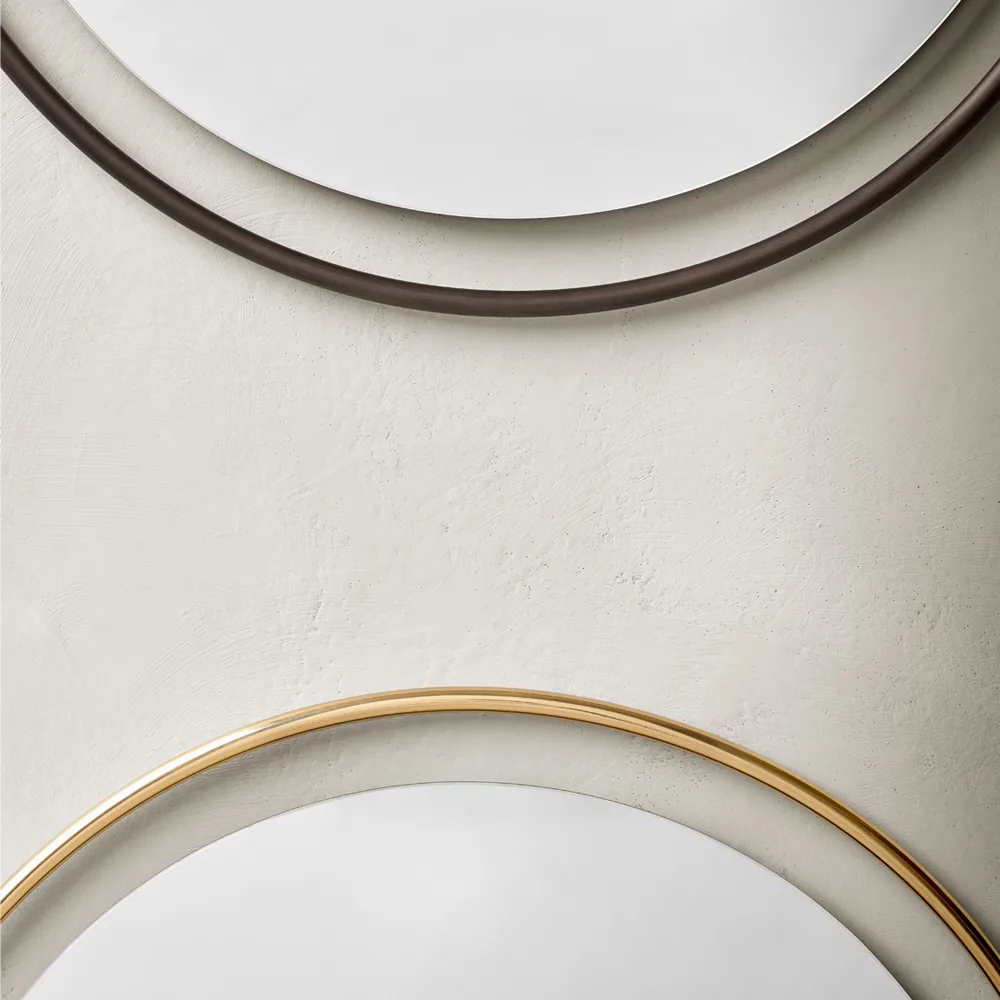 Nimbus mirror, Bronzed brass, ø110 Audo Copenhagen