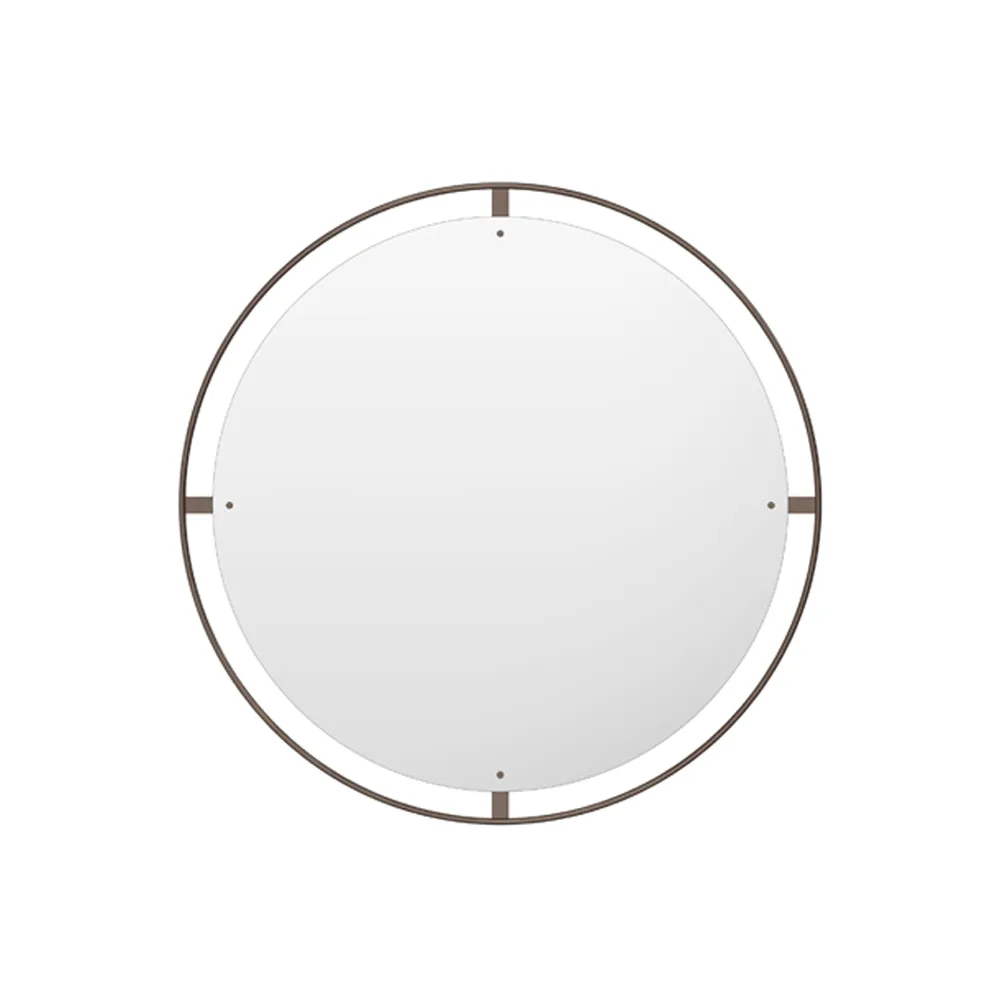 Nimbus mirror, Bronzed brass, ø110 Audo Copenhagen