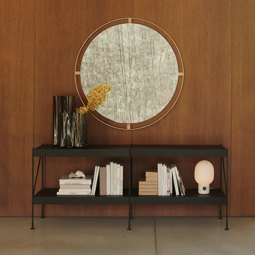 Nimbus mirror, Polished brass, ø60 Audo Copenhagen