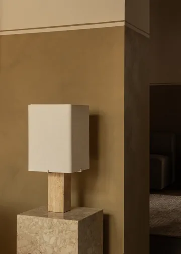 Nonna table lamp 49 cm - Travertine-sand - Audo Copenhagen