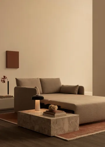 Offset sofa bed 2 seater - Audo bouclé 02 - Audo Copenhagen