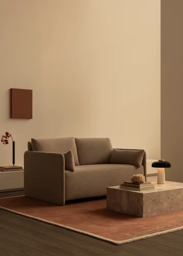 Offset sofa bed 2 seater - Baru 0450 gold - Audo Copenhagen