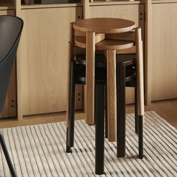 Passage round stool - Oak - Audo Copenhagen