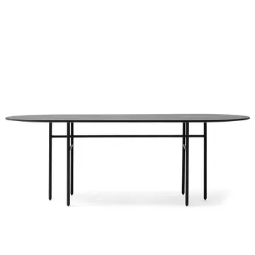 Snaregade table oval - Black - Audo Copenhagen