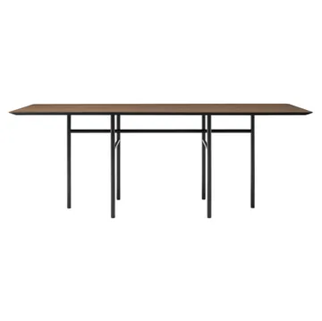 Snaregade table rectangular - Black-dark stained oak - Audo Copenhagen