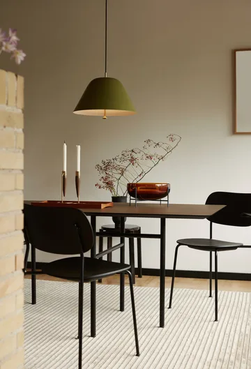 Snaregade table rectangular - Black-dark stained oak - Audo Copenhagen
