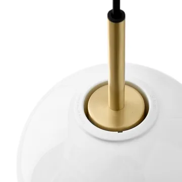 TR ceiling lamp brass - Blankt opalglass - Audo Copenhagen