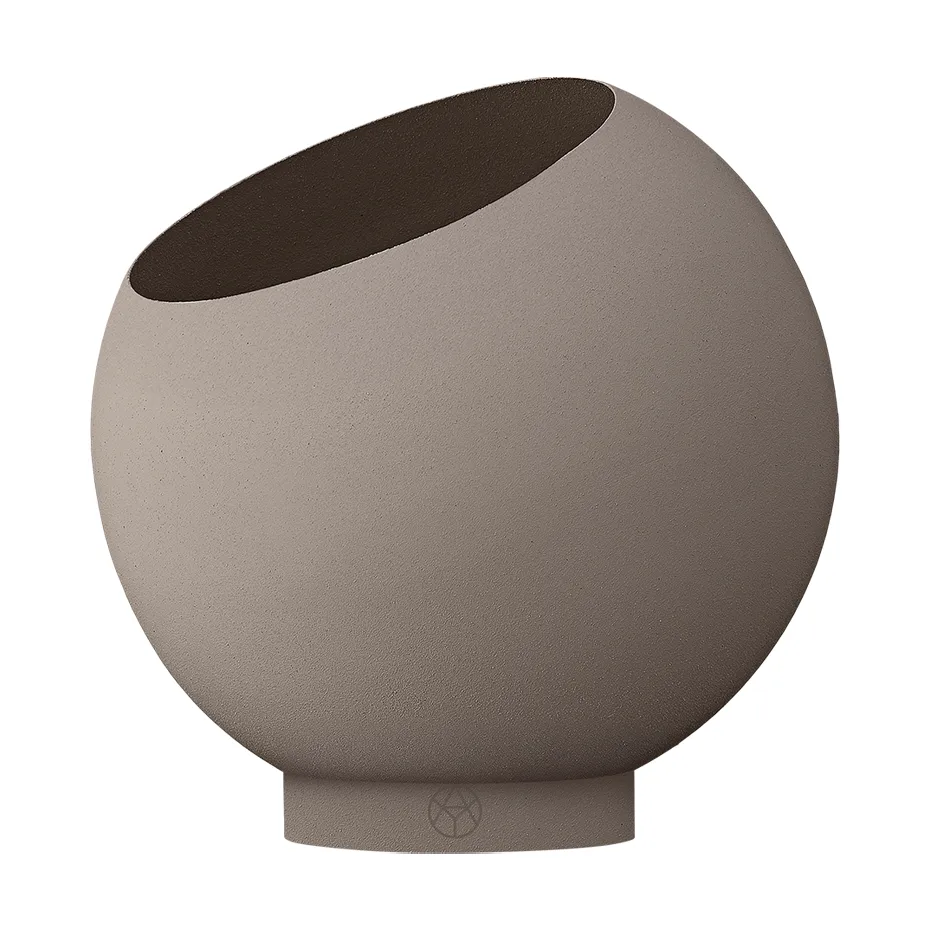 Globe flowerpot Ø21 cm, Taupe AYTM