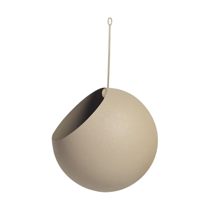 GLOBE hanging pot Ø17 cm h28 cm - Taupe - AYTM