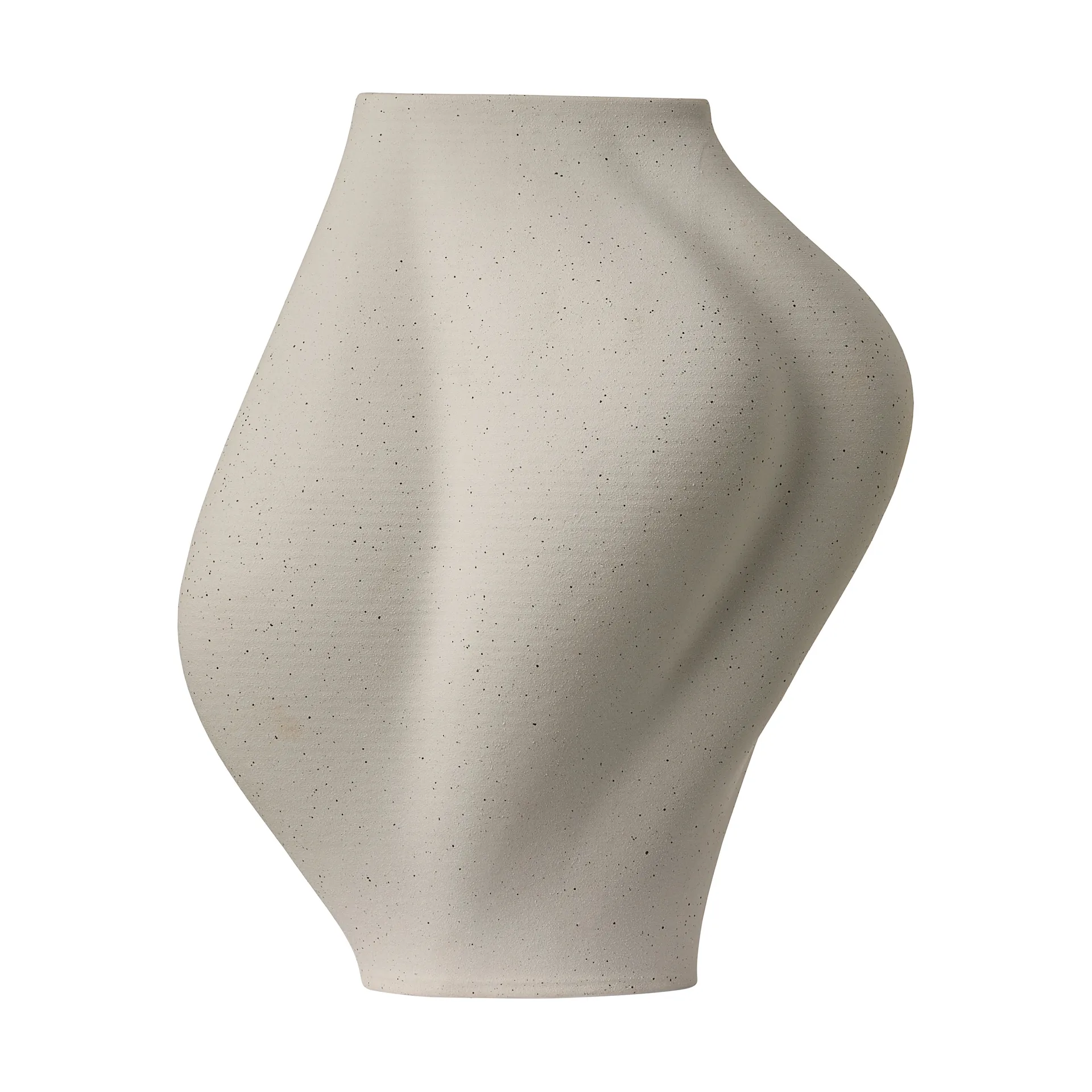 Saltare vase, Cream, Ø17x35 cm AYTM