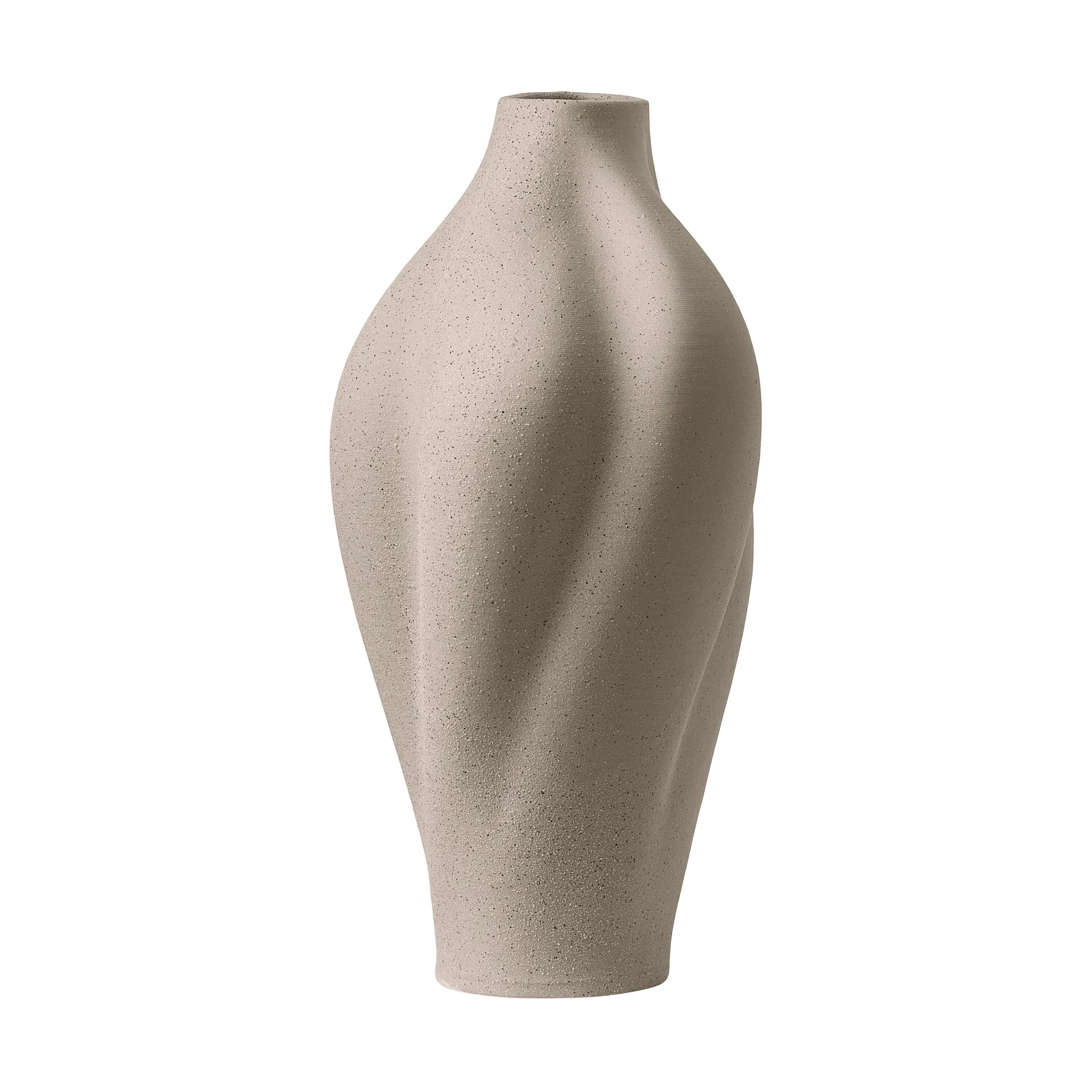 Saltare vase, Taupe, Ø17x35 cm AYTM