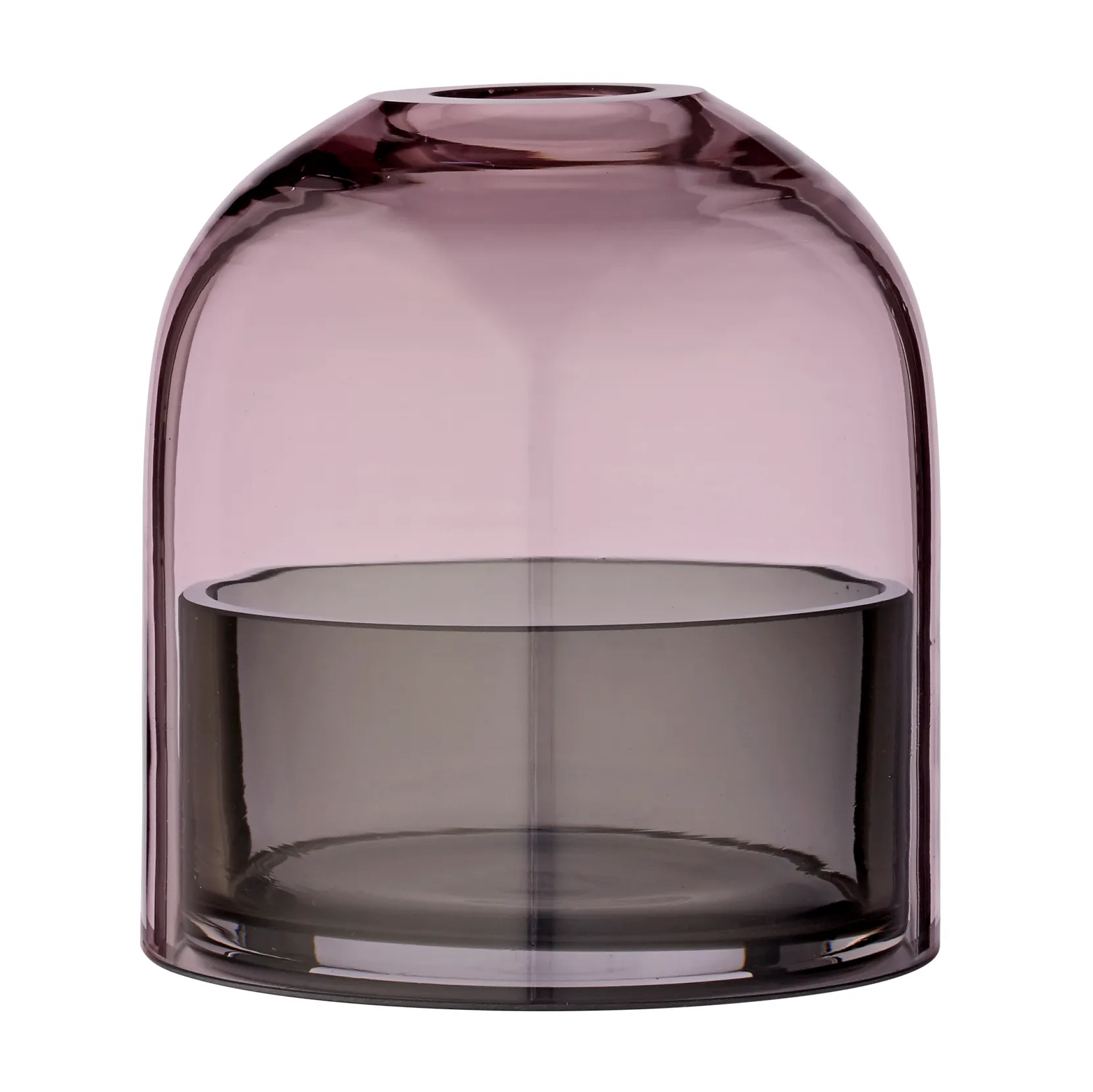 Tota candleholder, pink-black AYTM