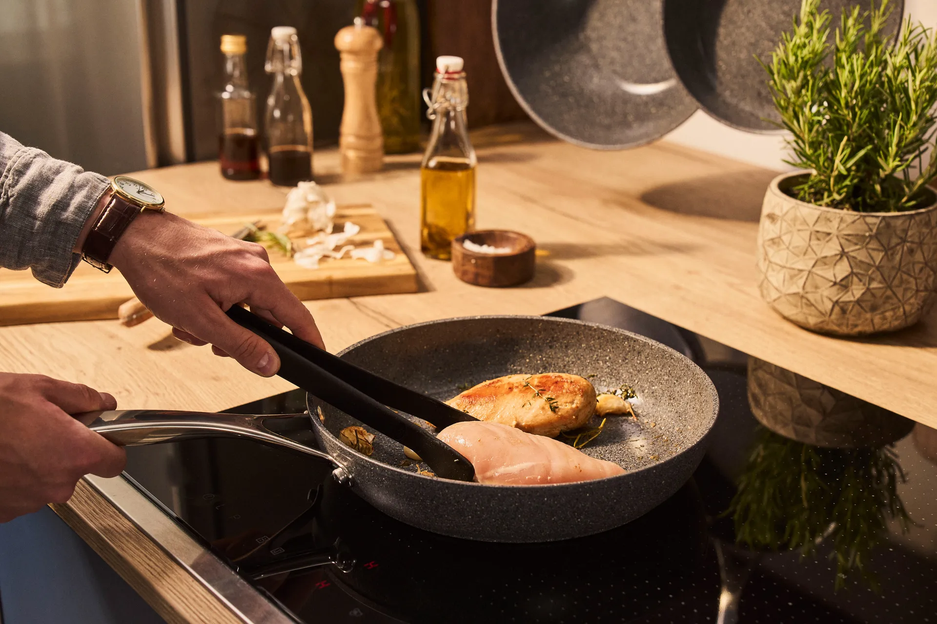 Ballarini Salina Ti-X Granit ceramic frying pan, 24 cm Ballarini