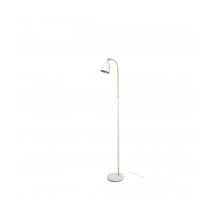 Deluxe floor lamp with dimmer 133 cm - White - Belid