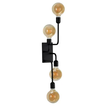 Regal XL wall lamp hard wired - Black - Belid